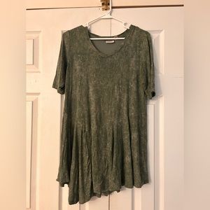 LOGO by Lori Goldstein Tunic Blouse Size Small